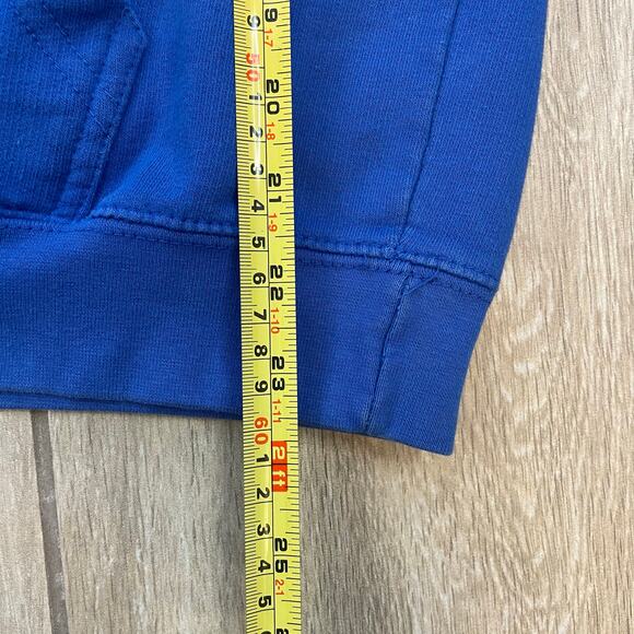 Dunder Mifflin The Office Blue Hoodie Medium Brisco Brands Heavyweight Fleece - Picture 6 of 6